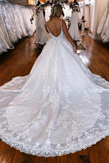 Elegant Wedding Dresses A Line Lace | Wedding dresses cheap