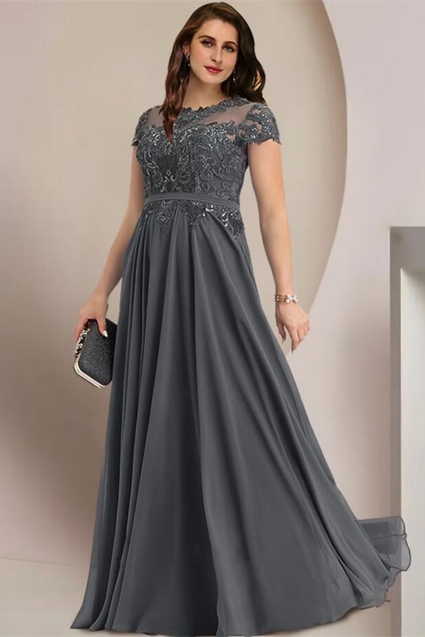 Plus Size Elegant Mother of the Bride Dress
