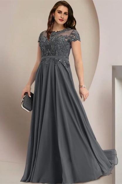 Plus Size Elegant Mother of the Bride Dress