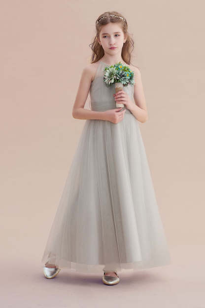 Chicloth A-Line Chic Ankle Length Tulle Flower Girl Dress Online