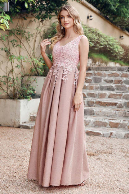 Gorgeous Aline Evening Dress Sleeveless Lace Appliques Bridesmaid Dress - Prom Dresses
