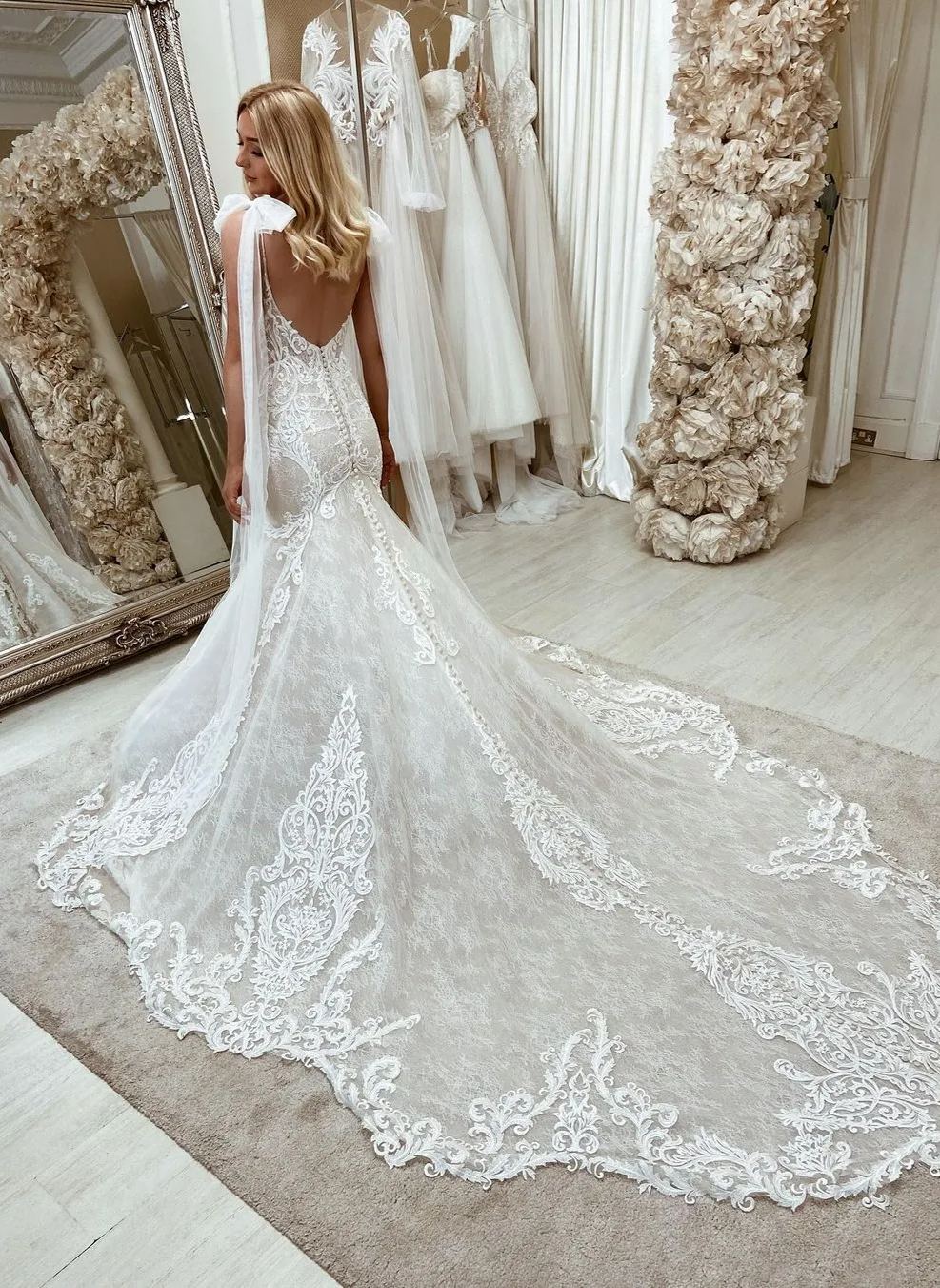 Chicloth Glorious Lace Mermaid Wedding Dress Sleeveless Online