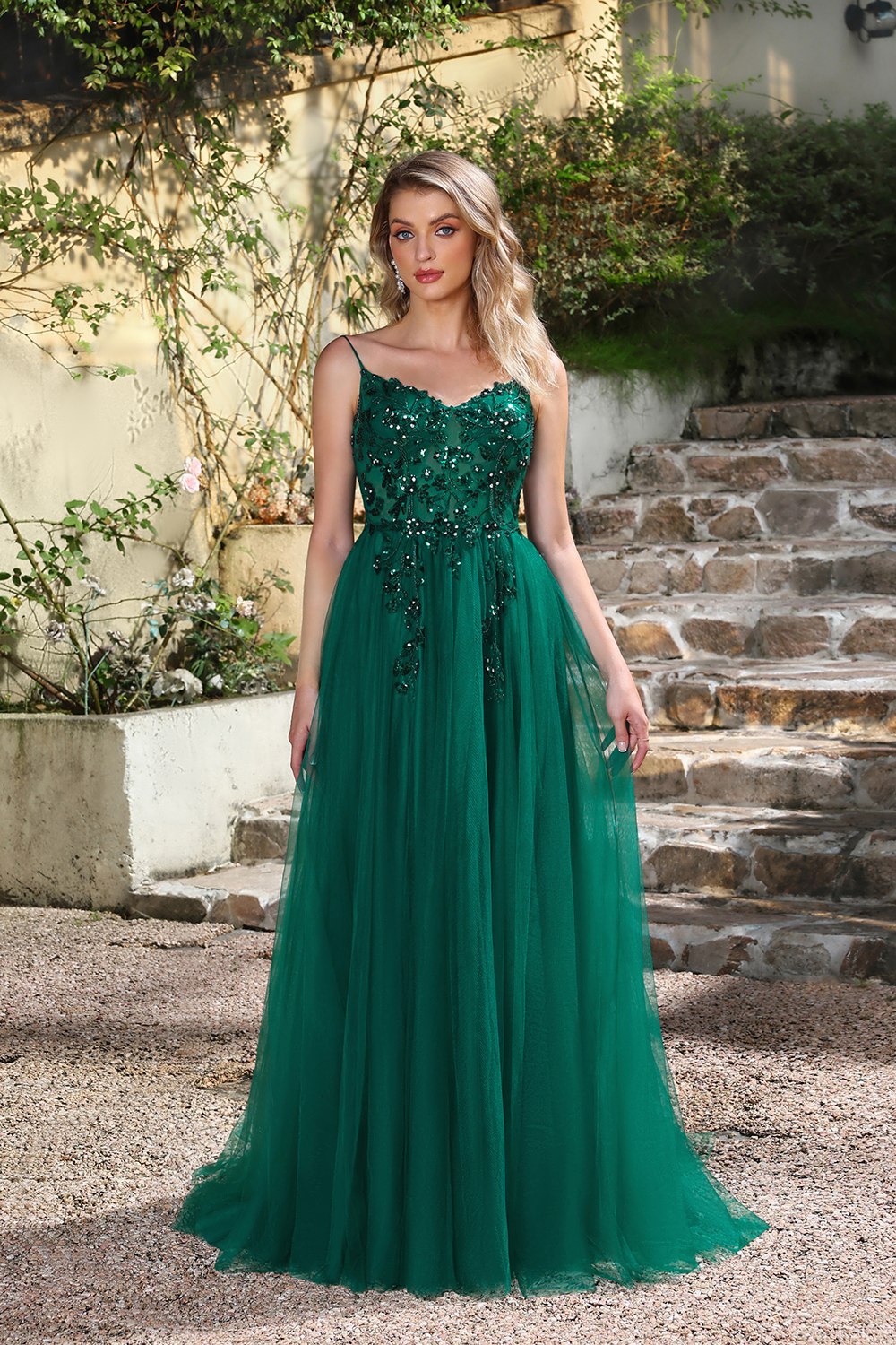 [Copy]Halter Floral Lace Pleated Chiffon Aline Bridesmaid Dresses