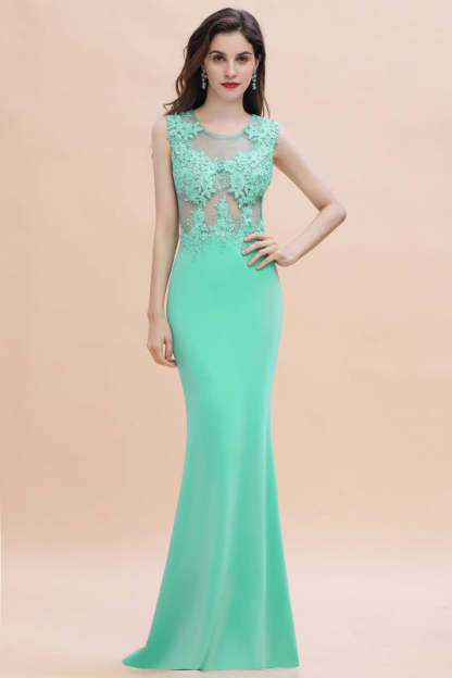 Sleeveless Lace Evening Dresses - Chicloth