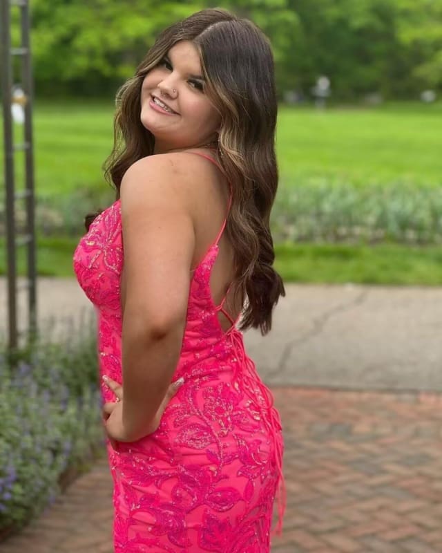 Tight Sequin Homecoming Dresses Sparkly Short Prom Dress with Slit