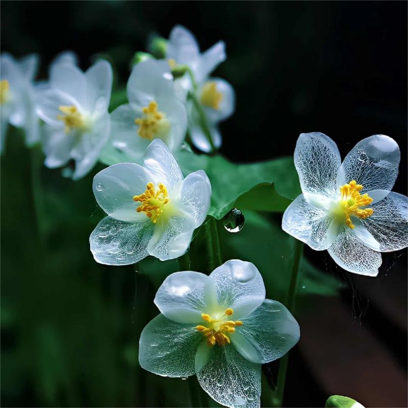 🎁50% de Réduction 🔥Grains de Fleur de Diphylleia grayi - fleur squelette