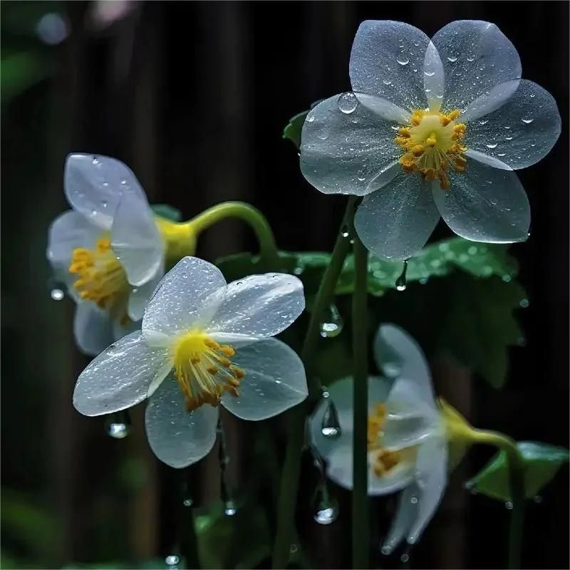 🎁50% de Réduction 🔥Grains de Fleur de Diphylleia grayi - fleur squelette