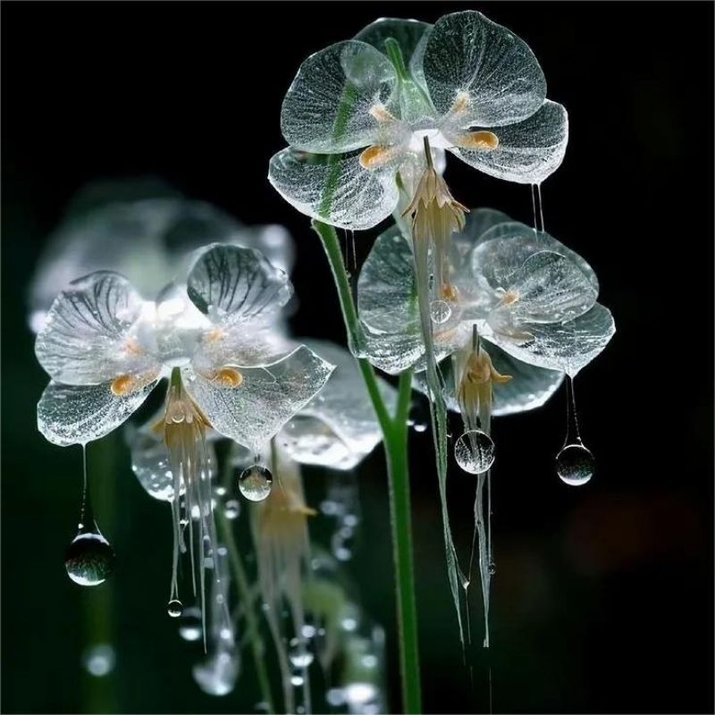 🎁50% de Réduction 🔥Grains de Fleur de Diphylleia grayi - fleur squelette