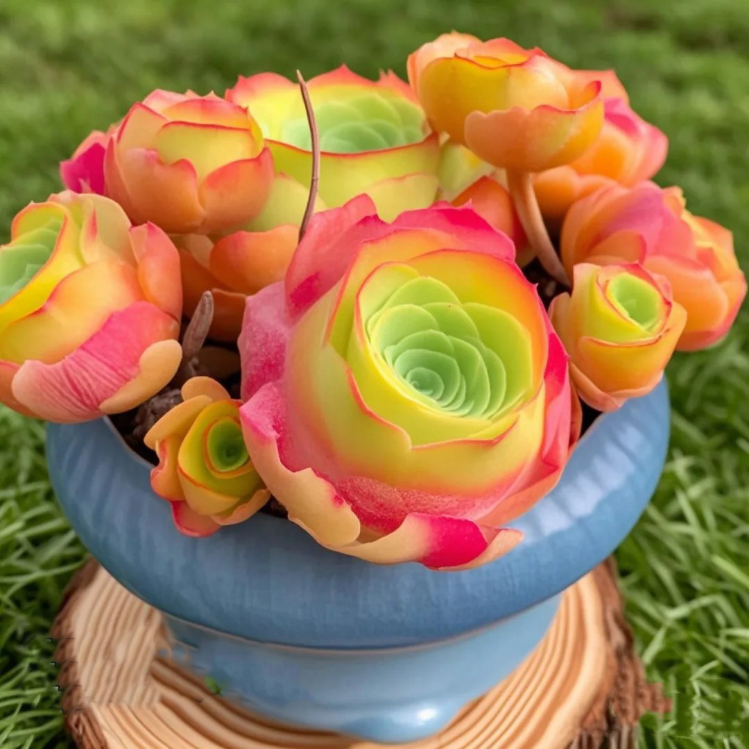 🌹The Mountain Rose Succulent 🌿Greenovia Dodrantalis