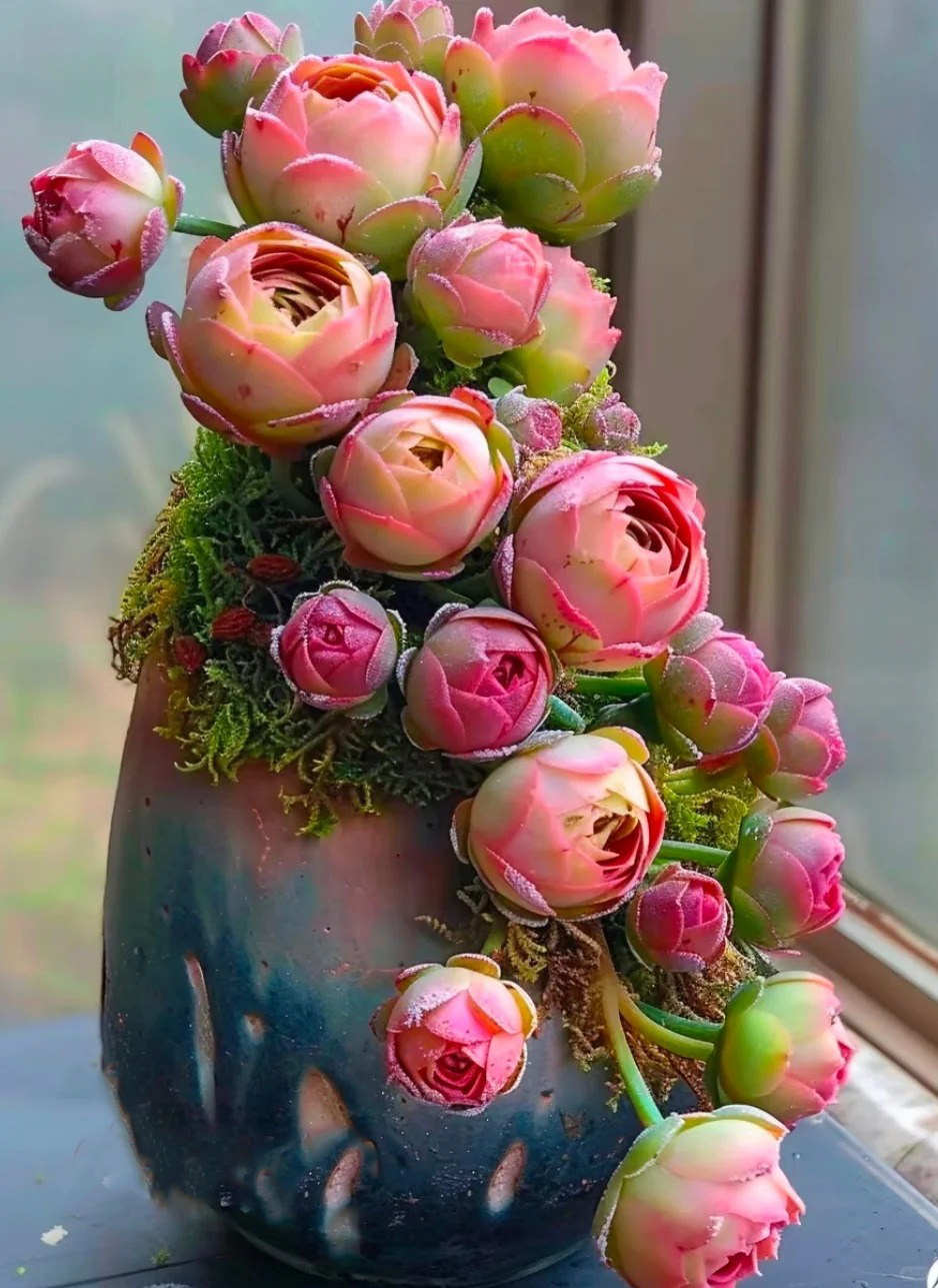 🌹The Mountain Rose Succulent 🌿Greenovia Dodrantalis