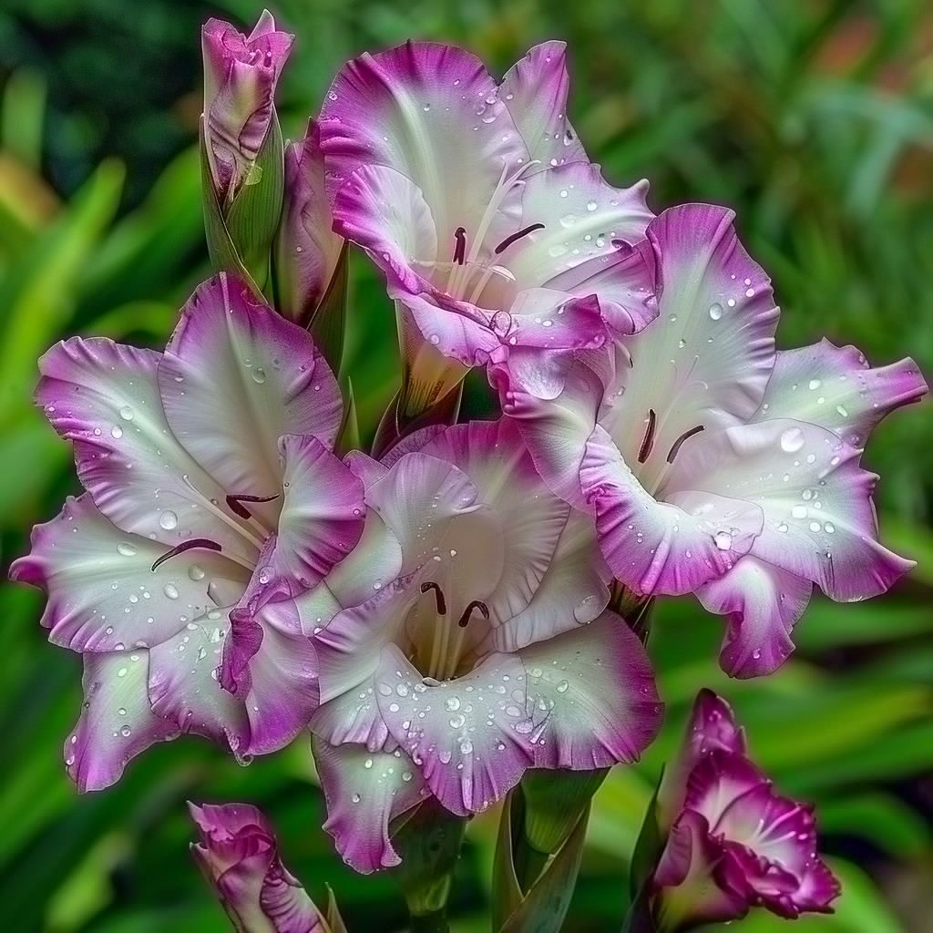 Rare-Colored Gladiolus Bulbs✨🌈The Crown Jewel of Gardens
