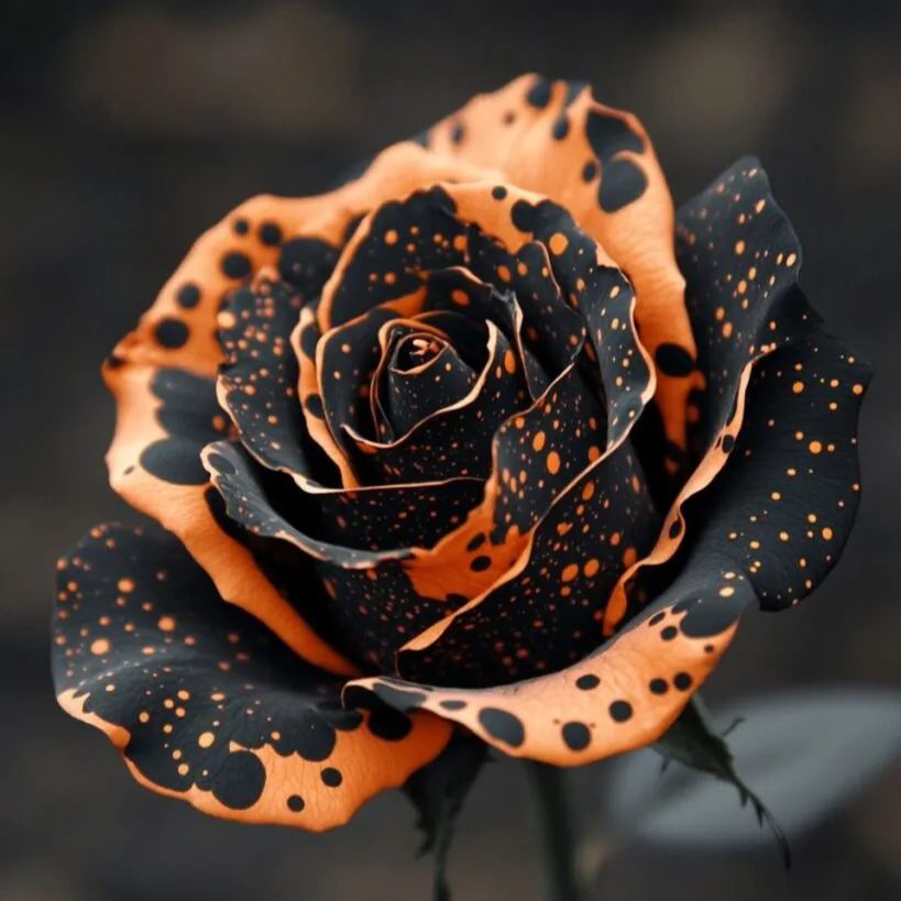 Exquisite Rare Polka Dot Rose ✨🌹
