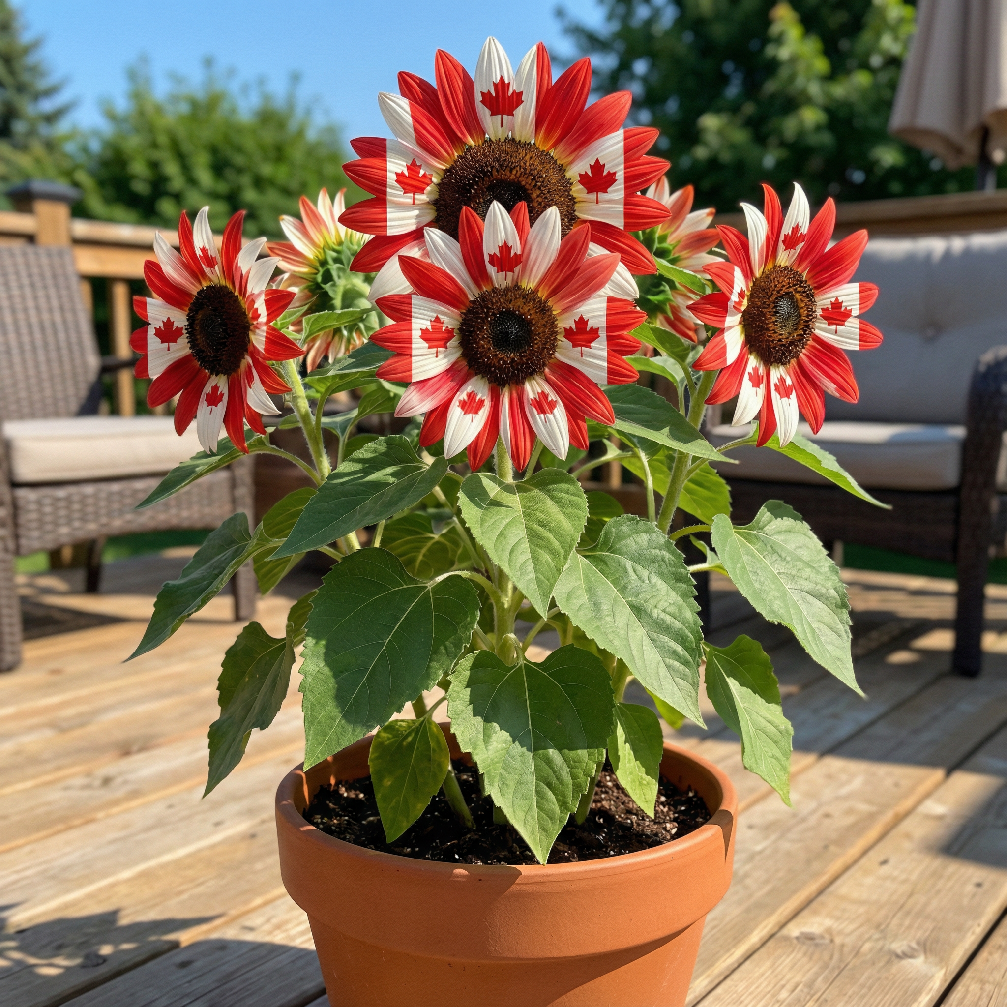 🌸 Turn your garden into a living flag