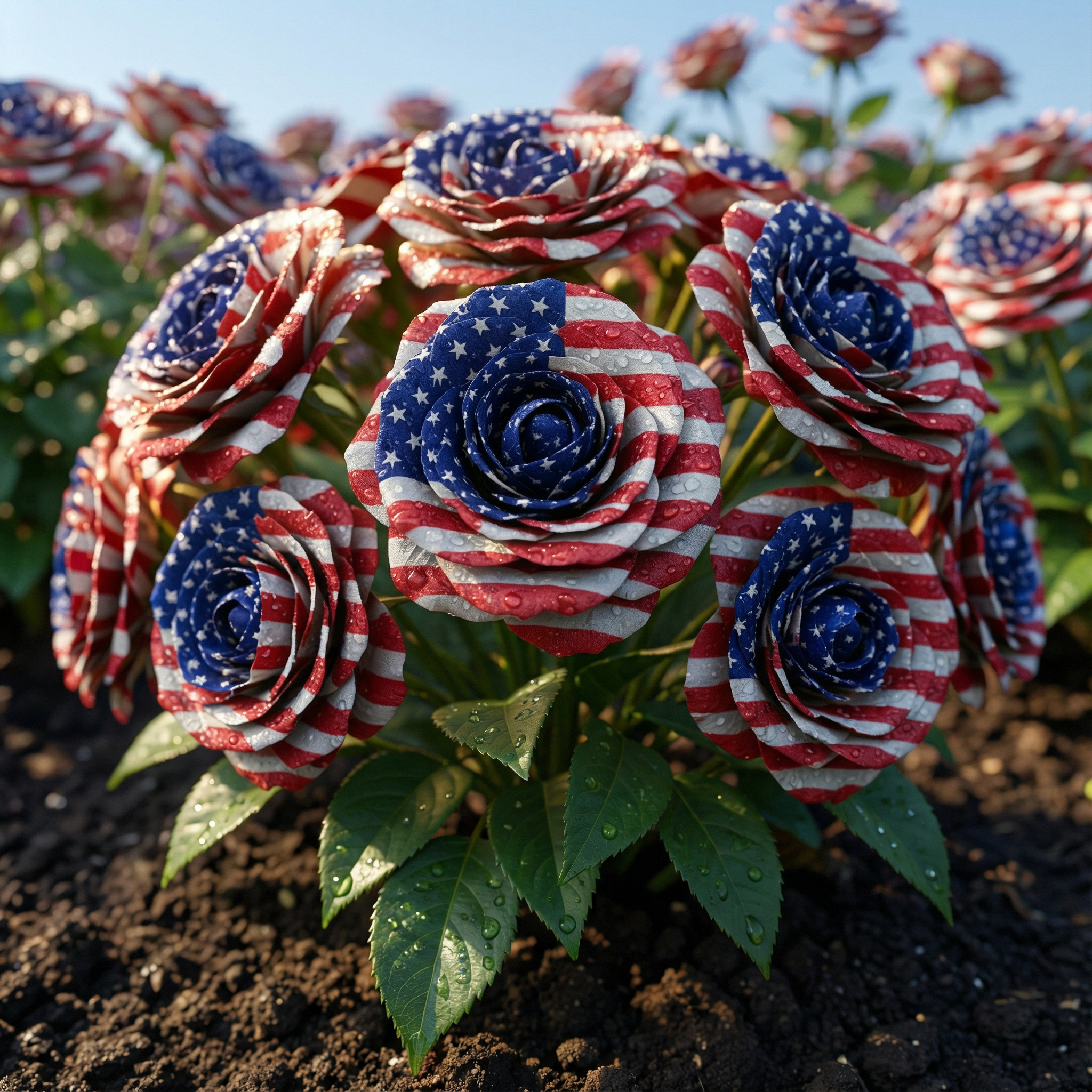 🌸 Turn your garden into a living flag