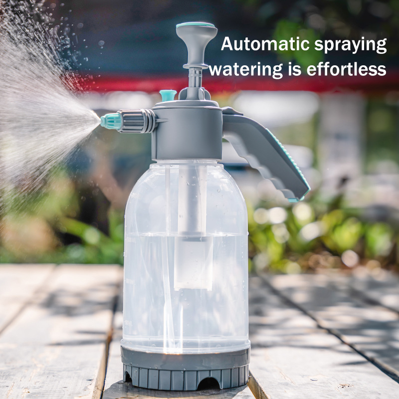 2024 Hot Sell🔥🔥Transparent Pressure Gardening Watering Can 🚿🌱With Transparent Extension Pole And Measuring Cup