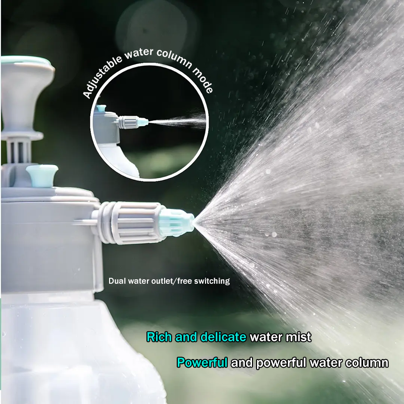 2024 Hot Sell🔥🔥Transparent Pressure Gardening Watering Can 🚿🌱With Transparent Extension Pole And Measuring Cup