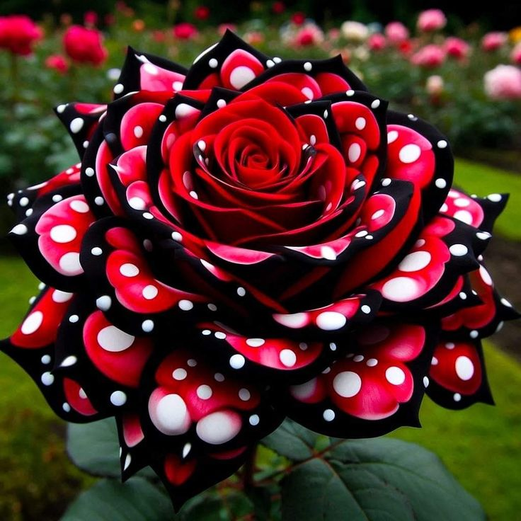 The Rare Polka-Dotted Rose🌌🌹