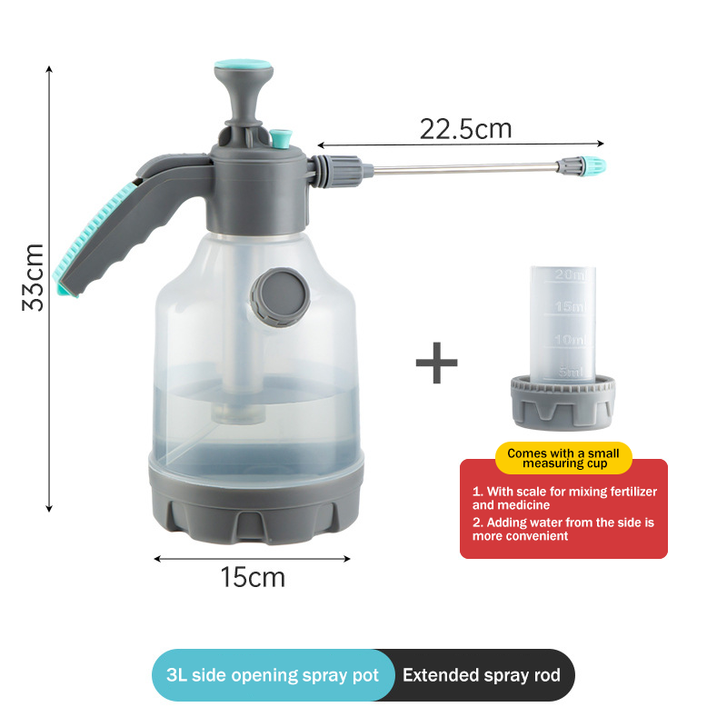 2024 Hot Sell🔥🔥Transparent Pressure Gardening Watering Can 🚿🌱With Transparent Extension Pole And Measuring Cup