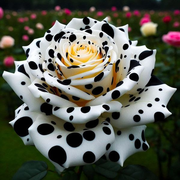 The Rare Polka-Dotted Rose🌌🌹