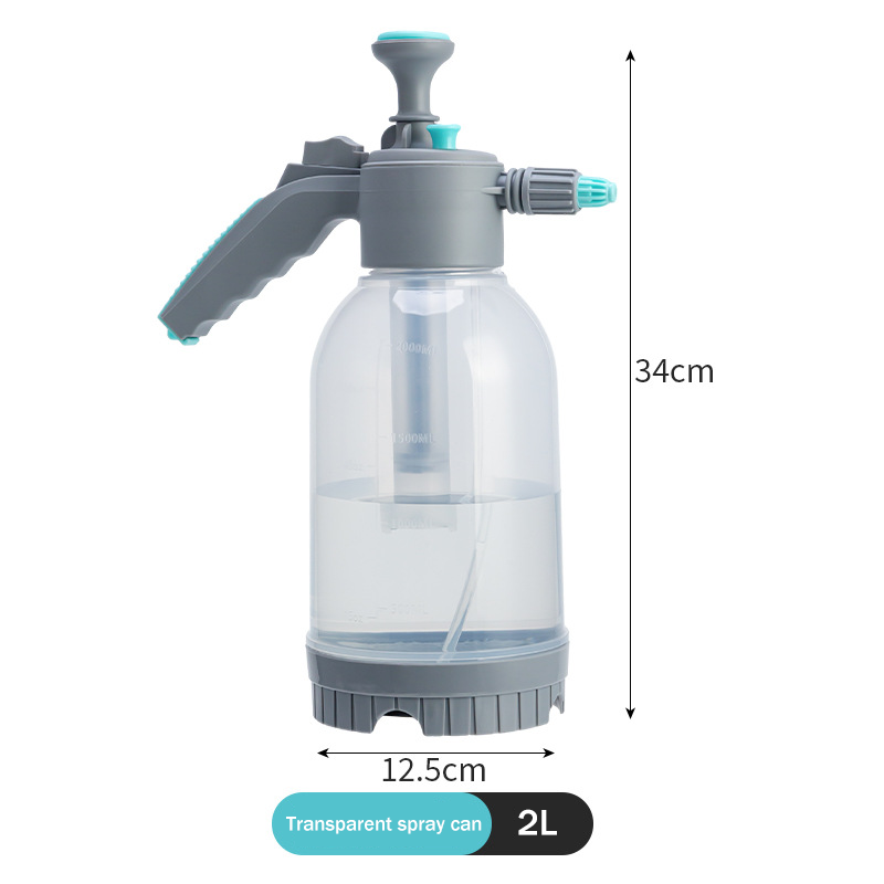 2024 Hot Sell🔥🔥Transparent Pressure Gardening Watering Can 🚿🌱With Transparent Extension Pole And Measuring Cup