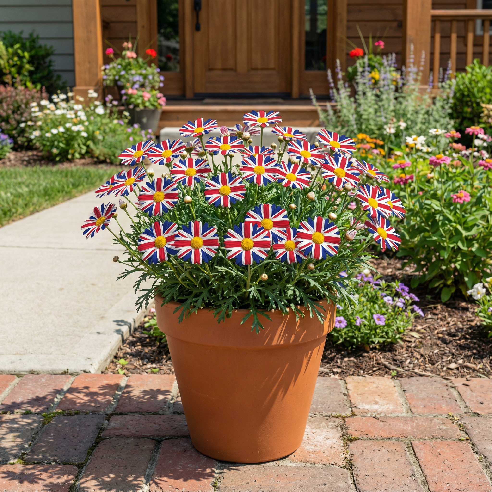 🌸 Turn your garden into a living flag