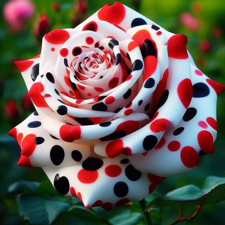 The Rare Polka-Dotted Rose🌌🌹