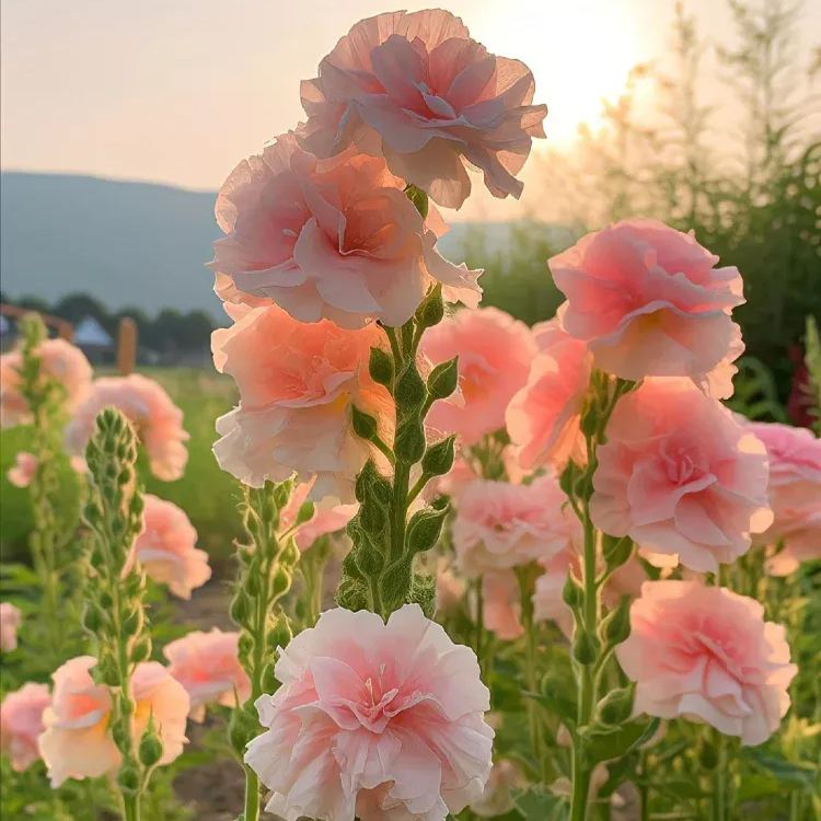 🔥🔥 Graines de rose trémière double🌺💖