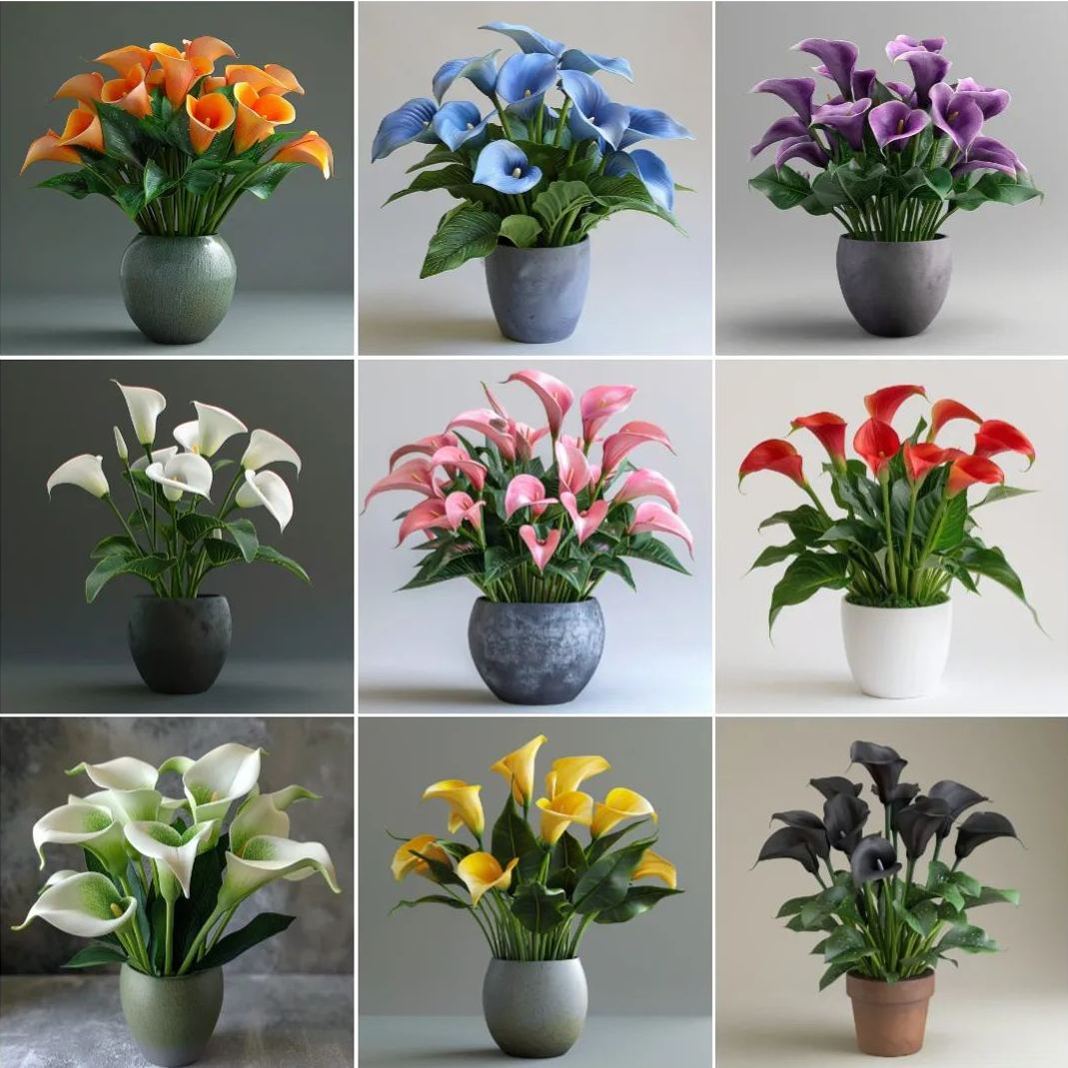 🔥Perennial plants🧲Calla lily seeds🌈Colorful flowers