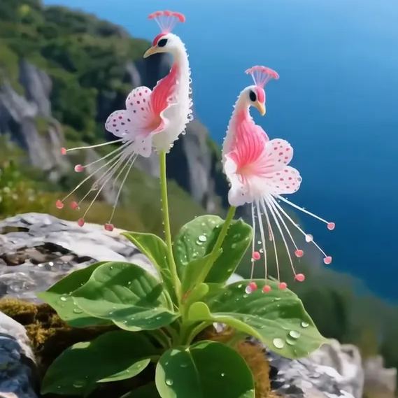 🦚 Peacock Flower Bulbs — Plant hope, watch splendor bloom!