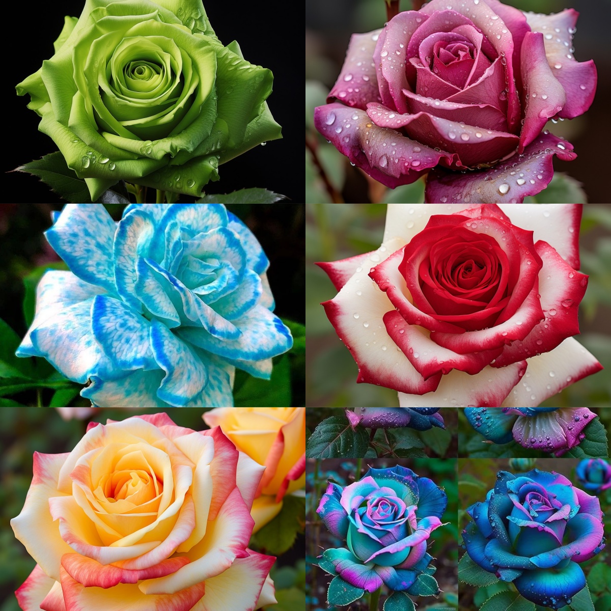 Rare-Colored Rose Seeds Collection