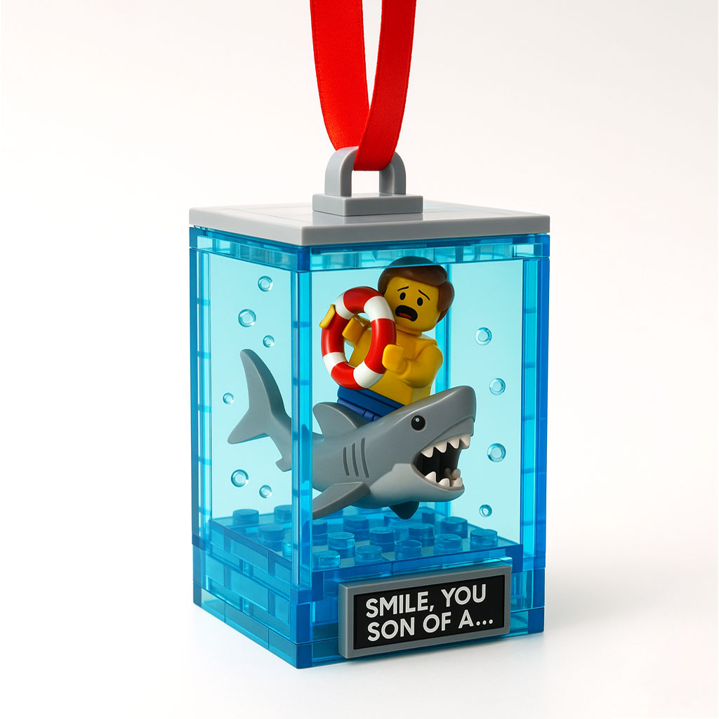 Shark Attack Ornament