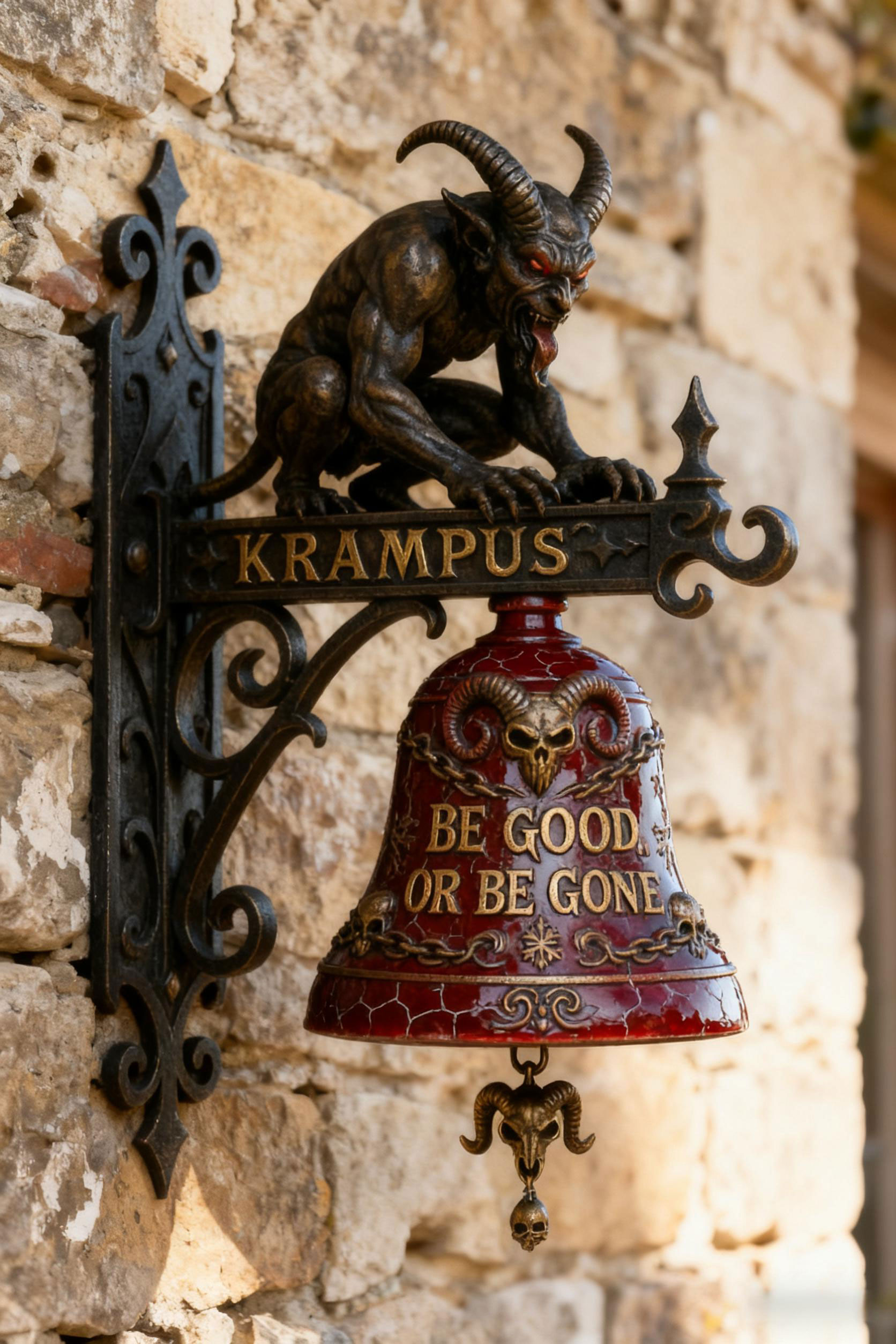 Krampus Guardian Bell