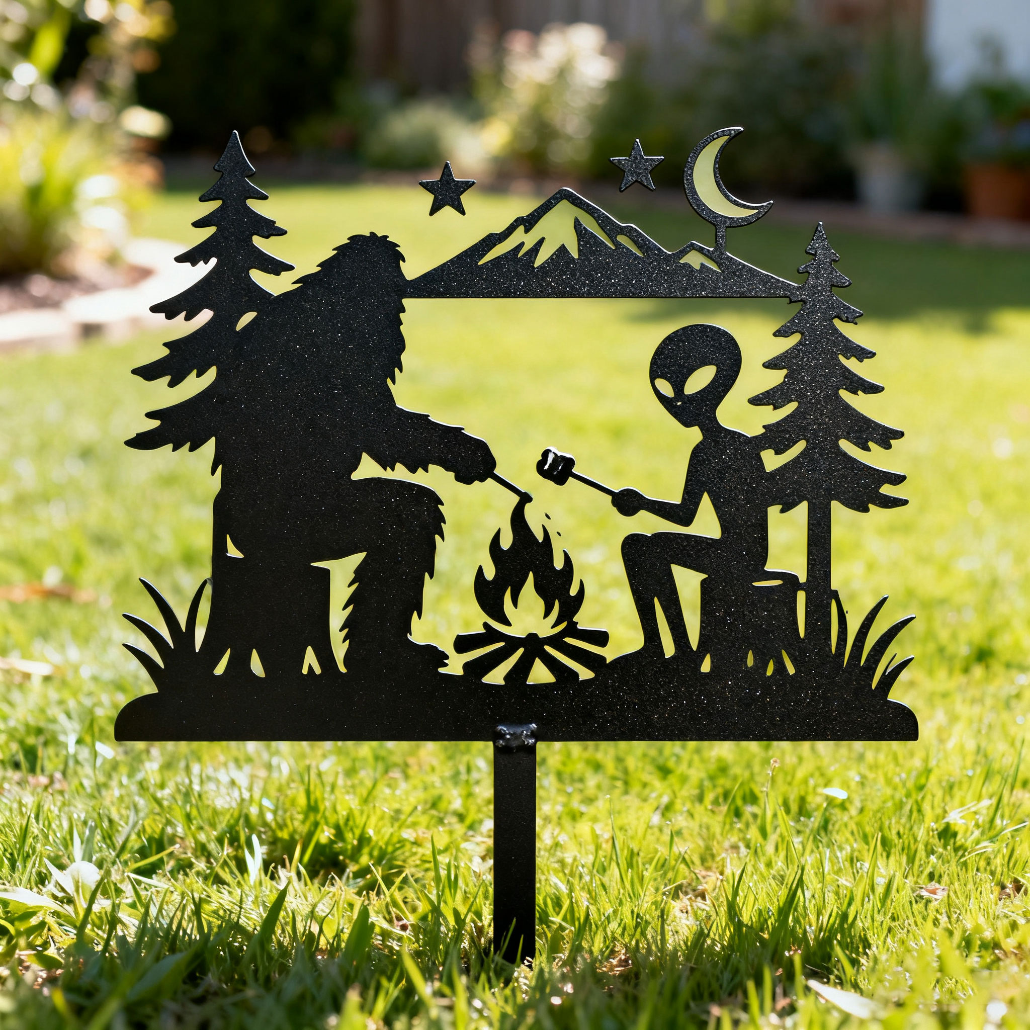 Mystery Creatures Yard Stake