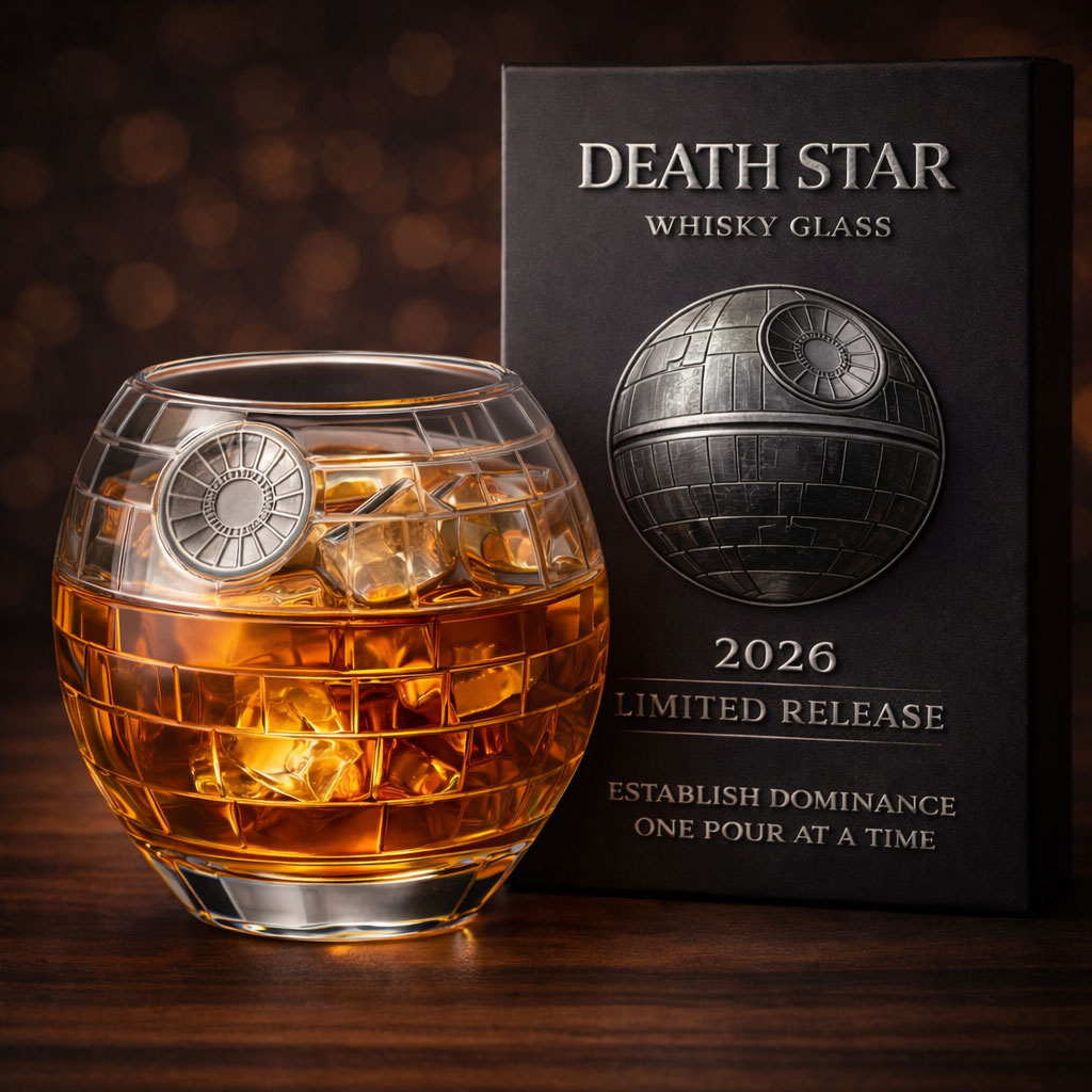 Death Star Whisky Glass