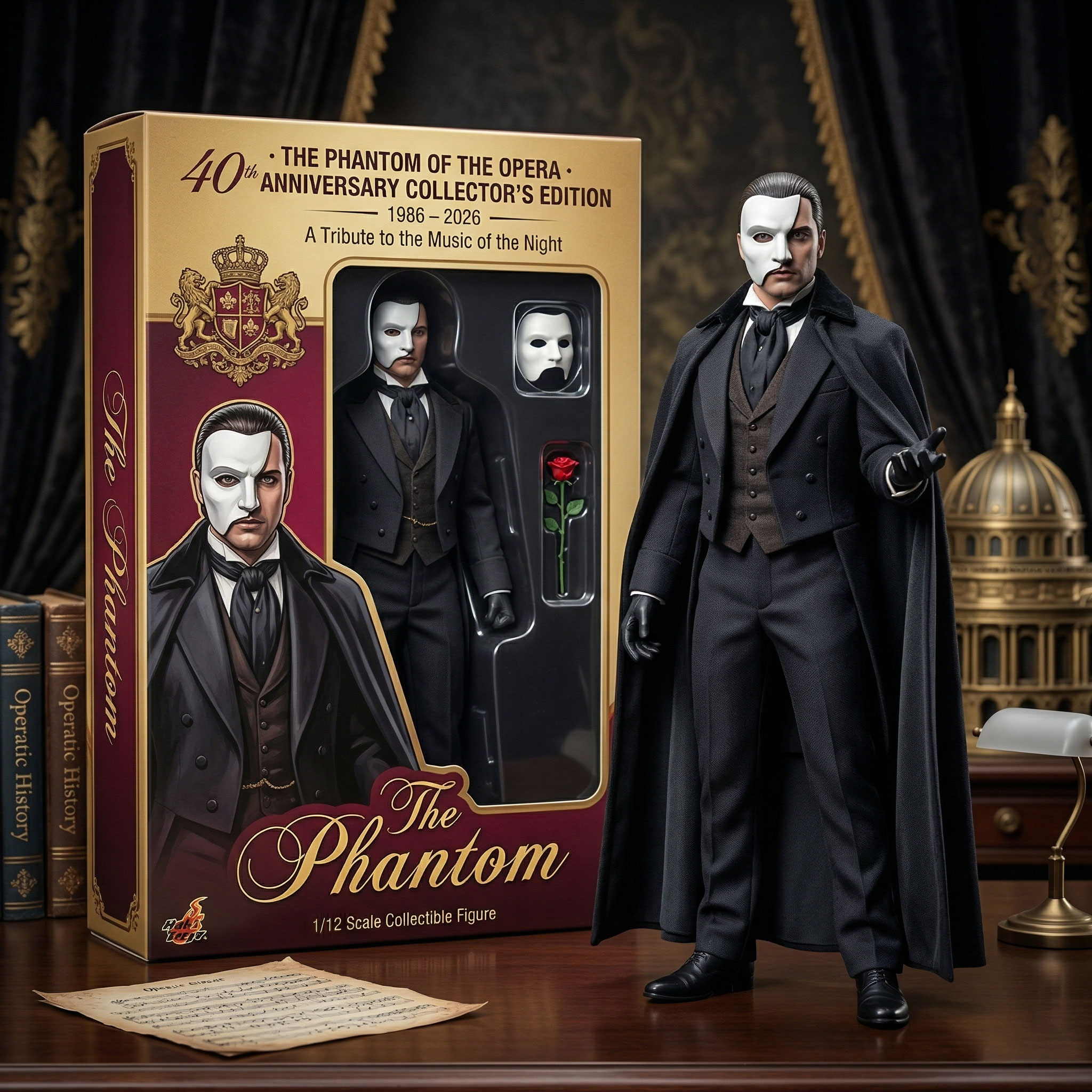 The Phantom of the Opera 40th Anniversary Memorial Figure