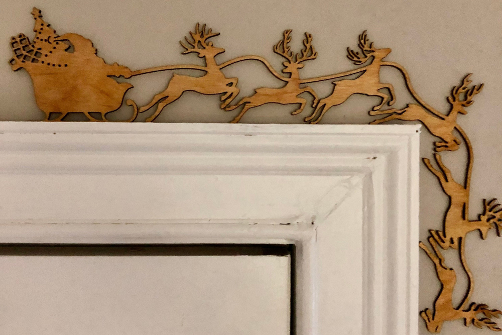 Santa Holiday door corners