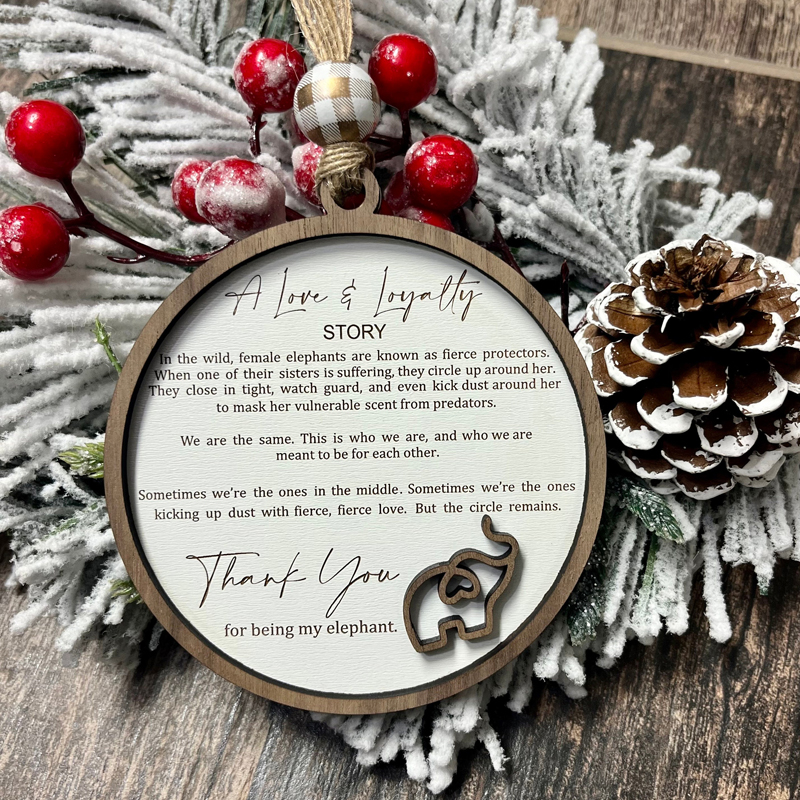 Sisterhood Elephant Gift | Sisterhood Ornament