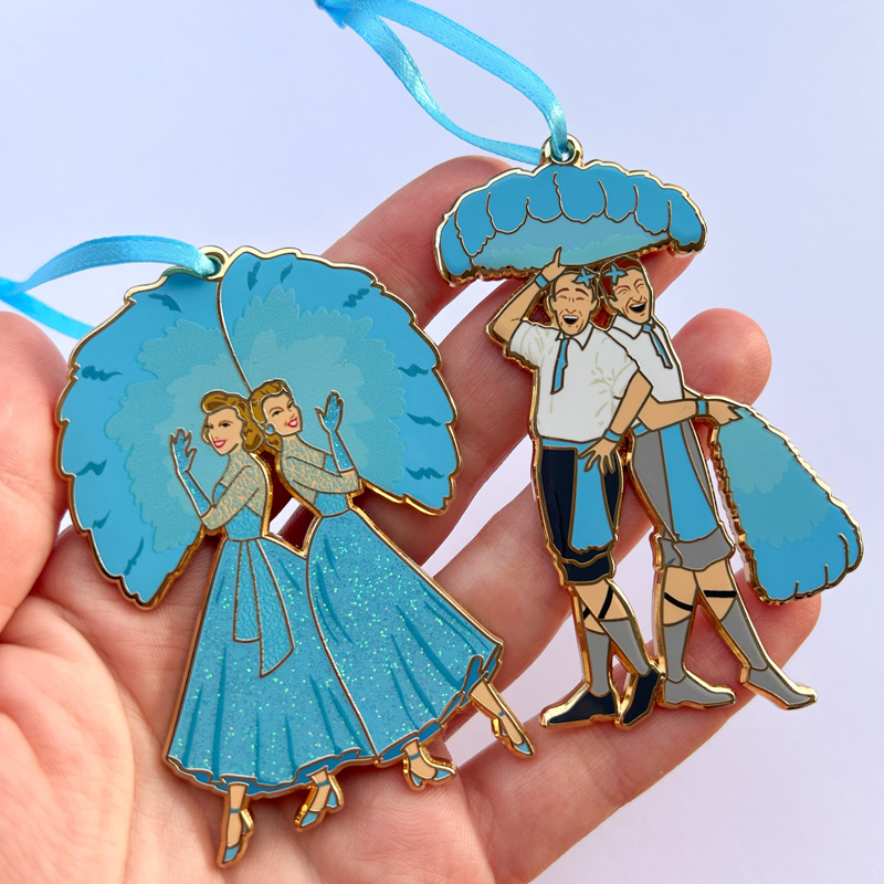 White Christmas Ornament