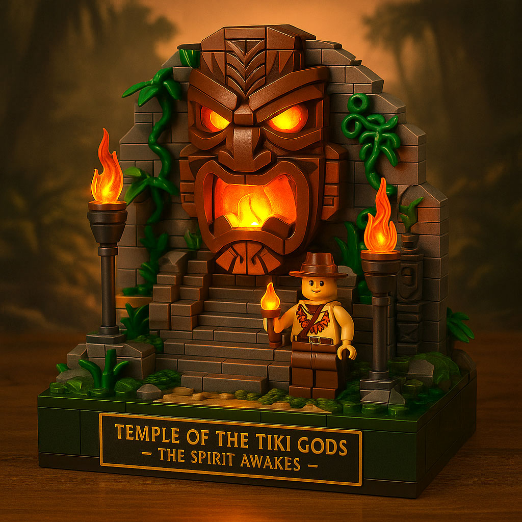 Tiki Adventure Miniature Diorama Set