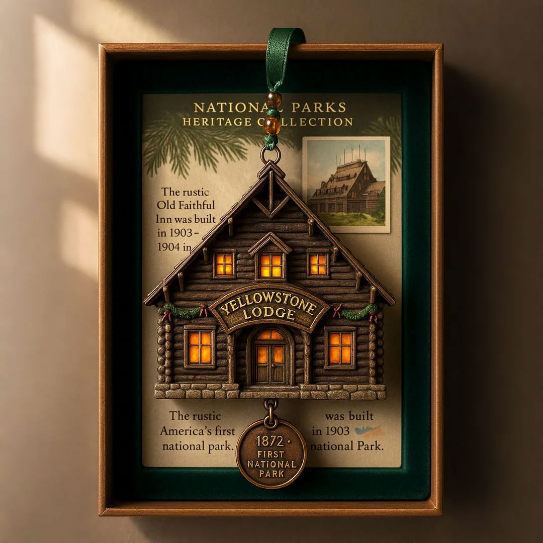 Yellowstone Park Lodge Ornament