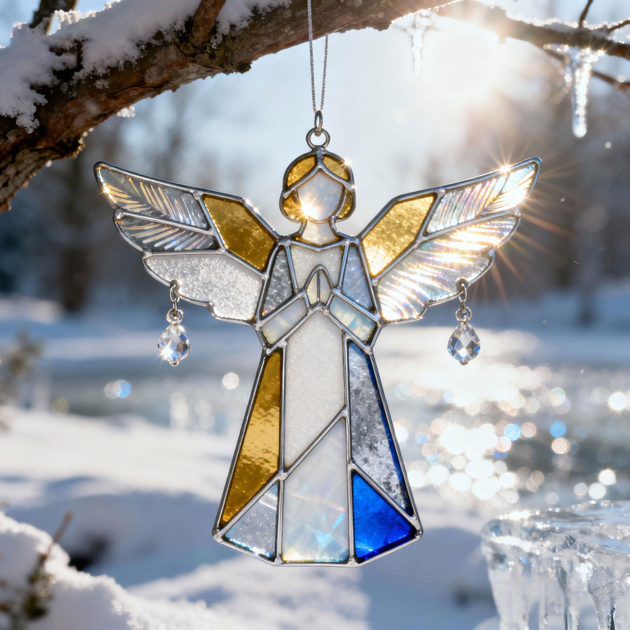 Guardian Angel Spinner Ornament