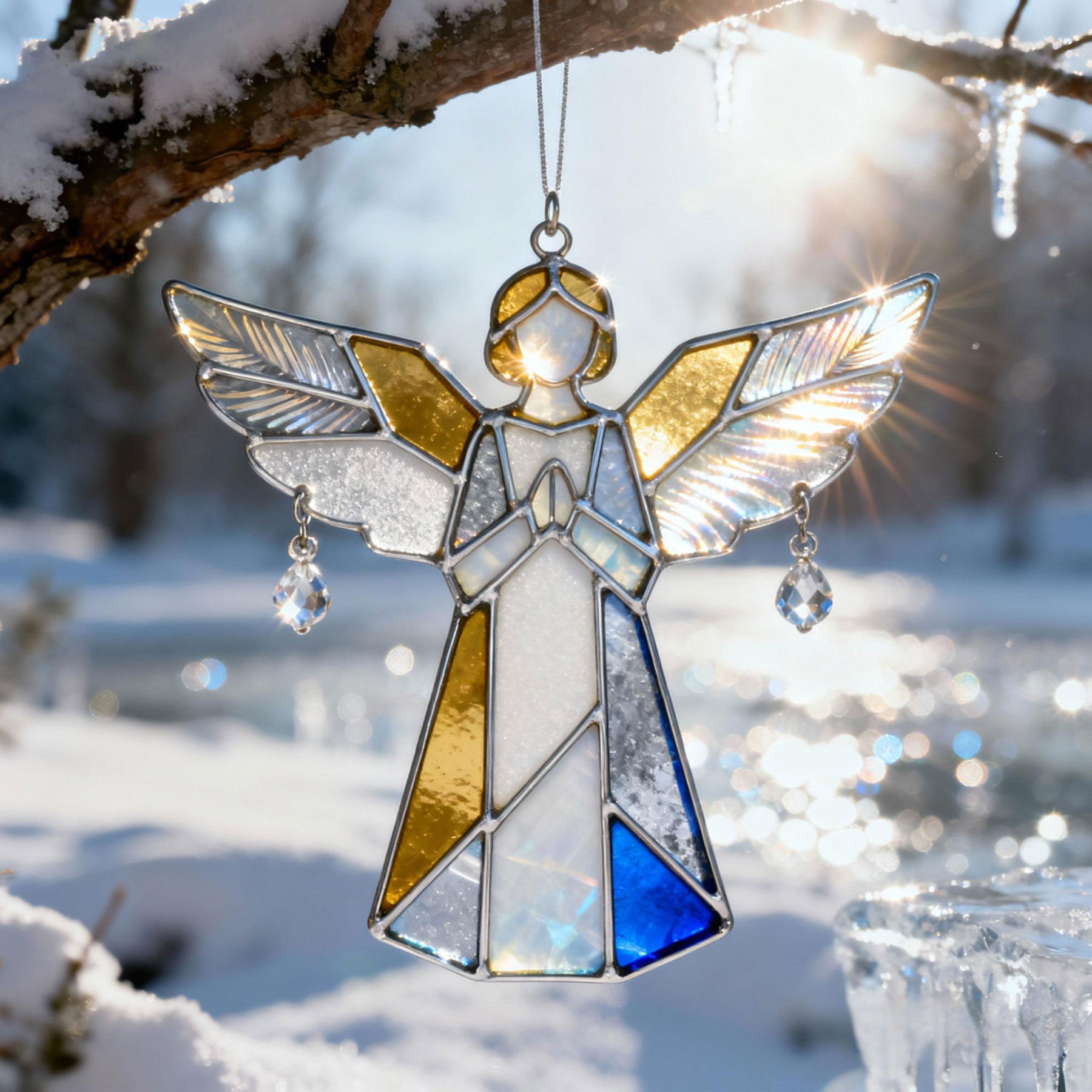 Guardian Angel Spinner Ornament