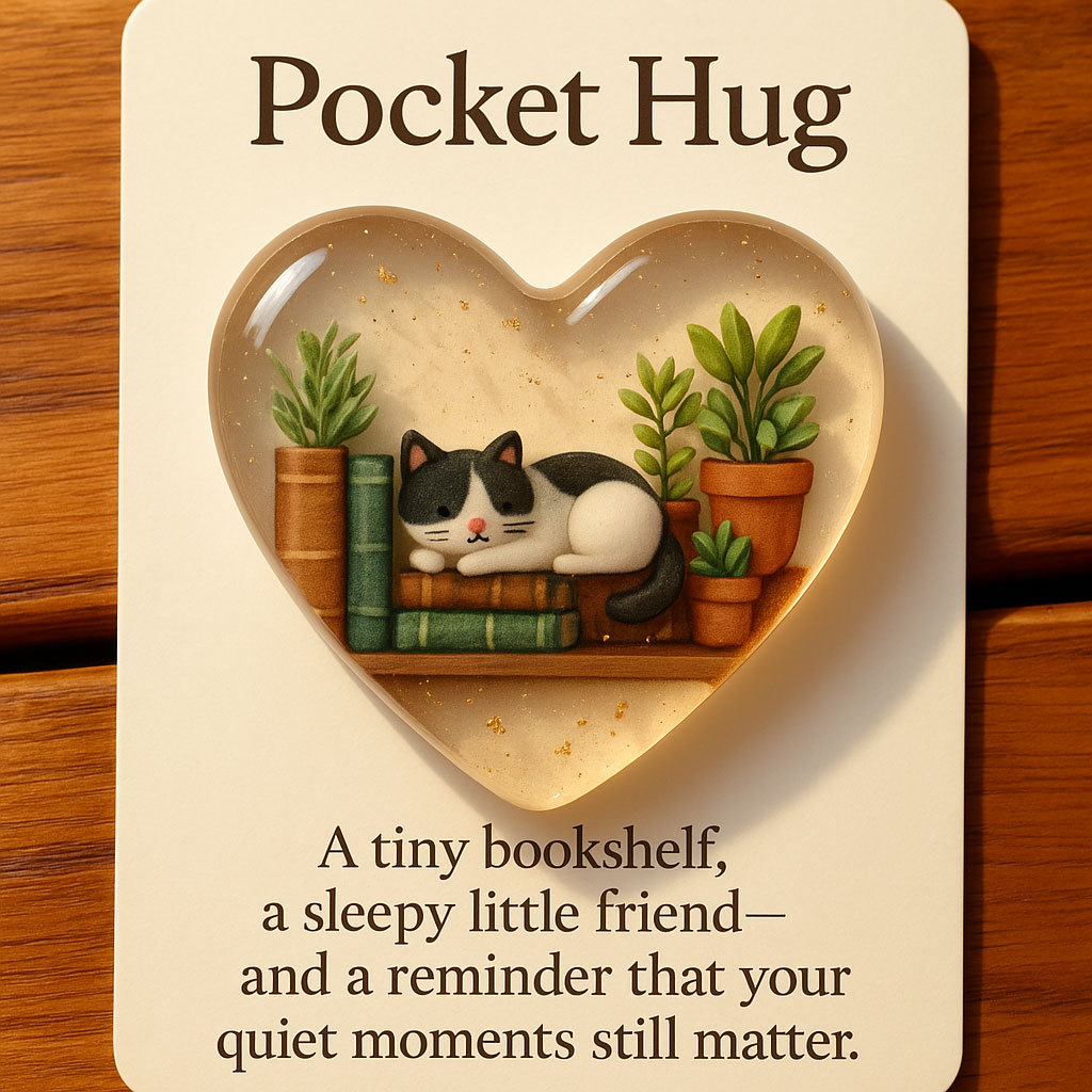 Bookshelf Pocket Hug 