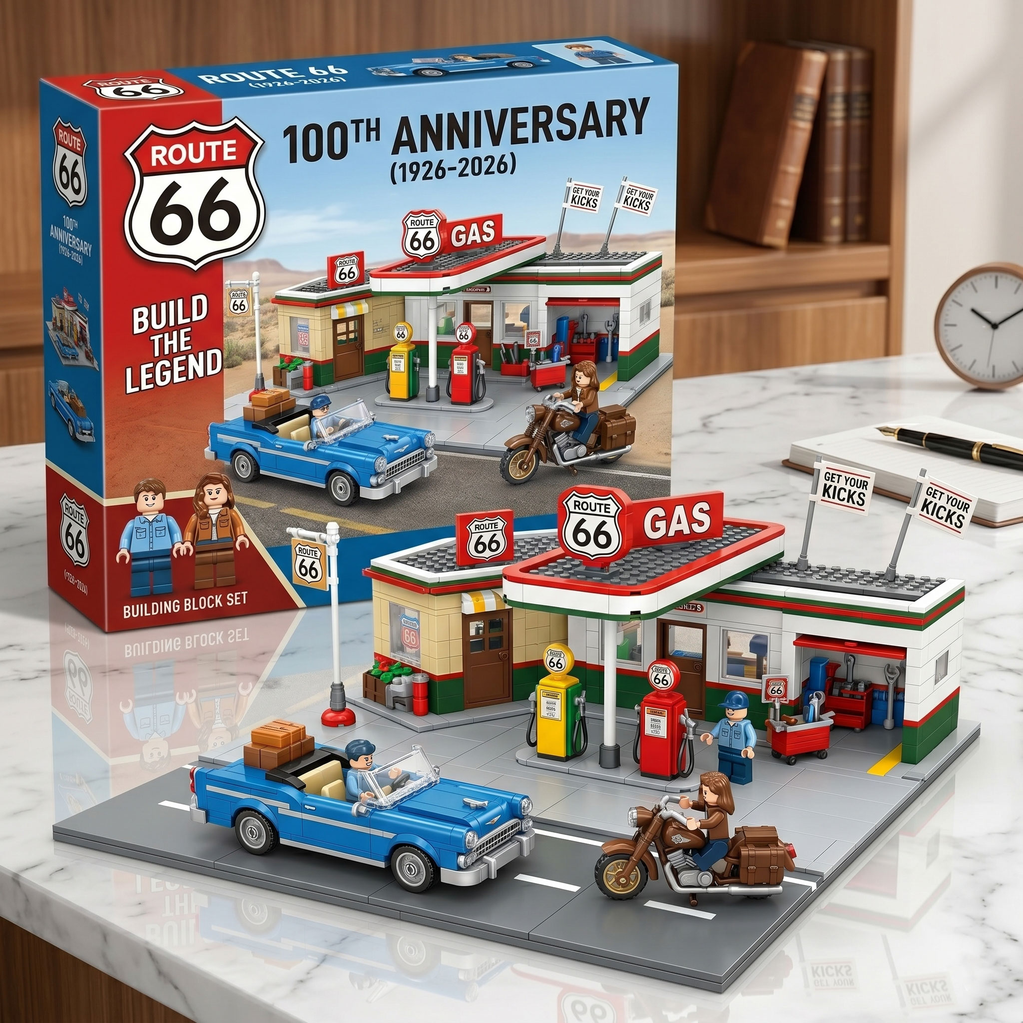 Route 66 100th Anniversary Building Set