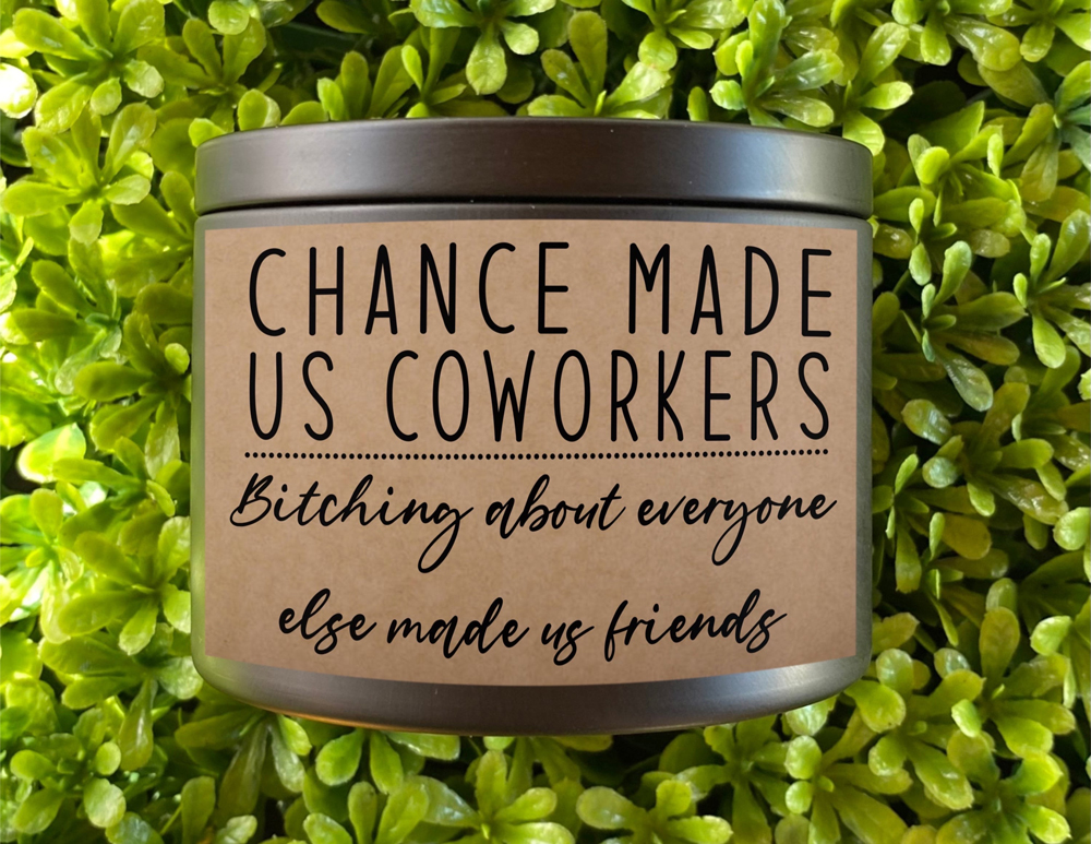8 Oz Candle Coworker Friend Gift