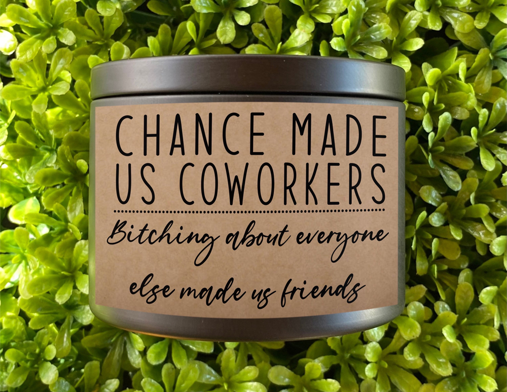 8 Oz Candle Coworker Friend Gift