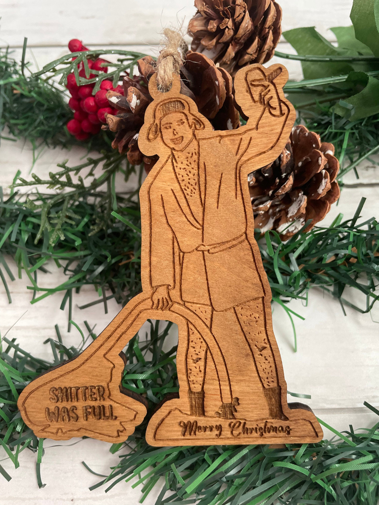 Engraved Christmas Vacation Ornaments
