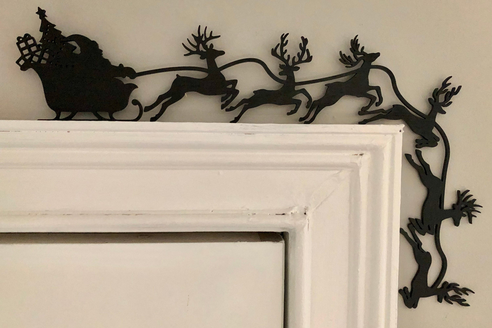 Santa Holiday door corners