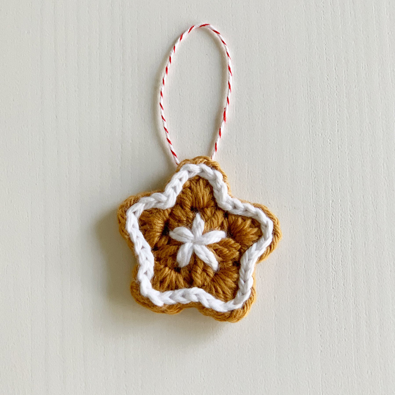 Crochet Gingerbread Cookies Ornament