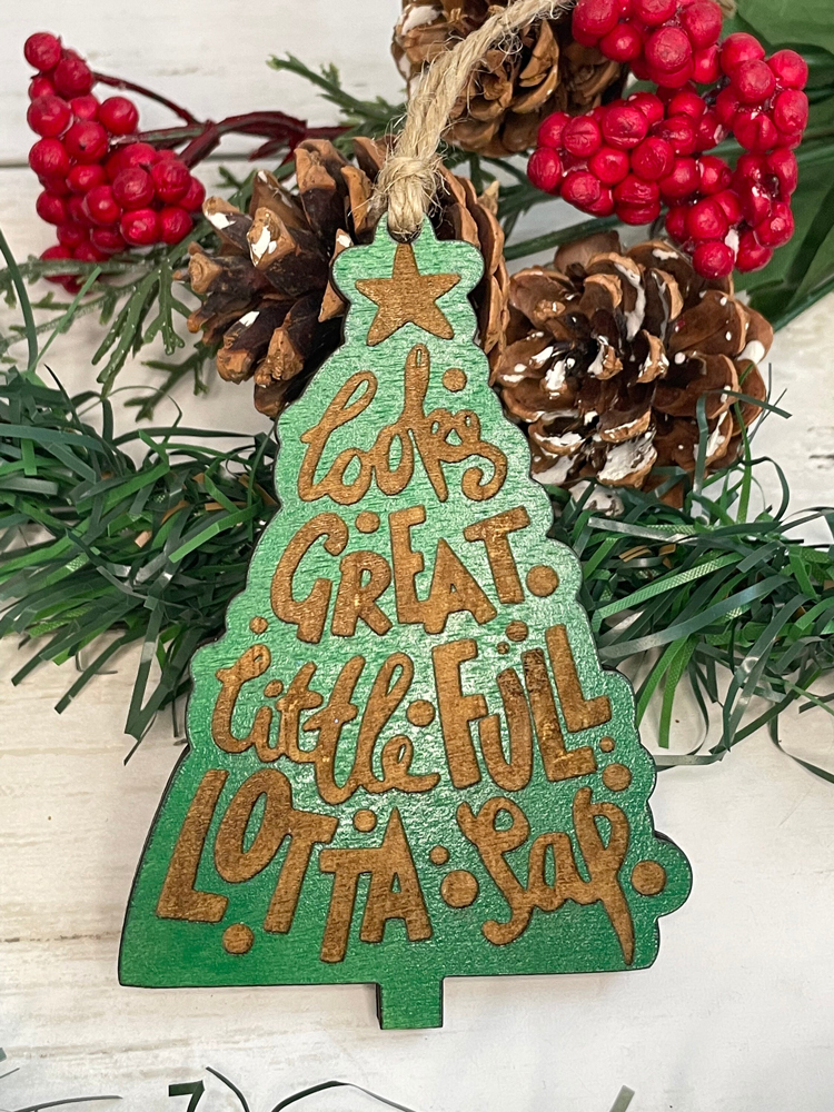 Engraved Christmas Vacation Ornaments
